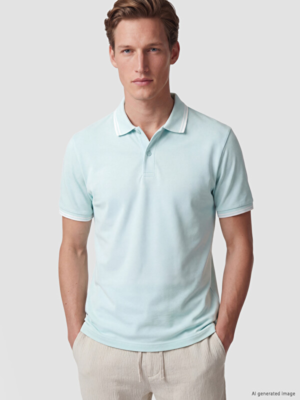 SOUTHBLUE Polo Yaka Erkek Pike Tişört