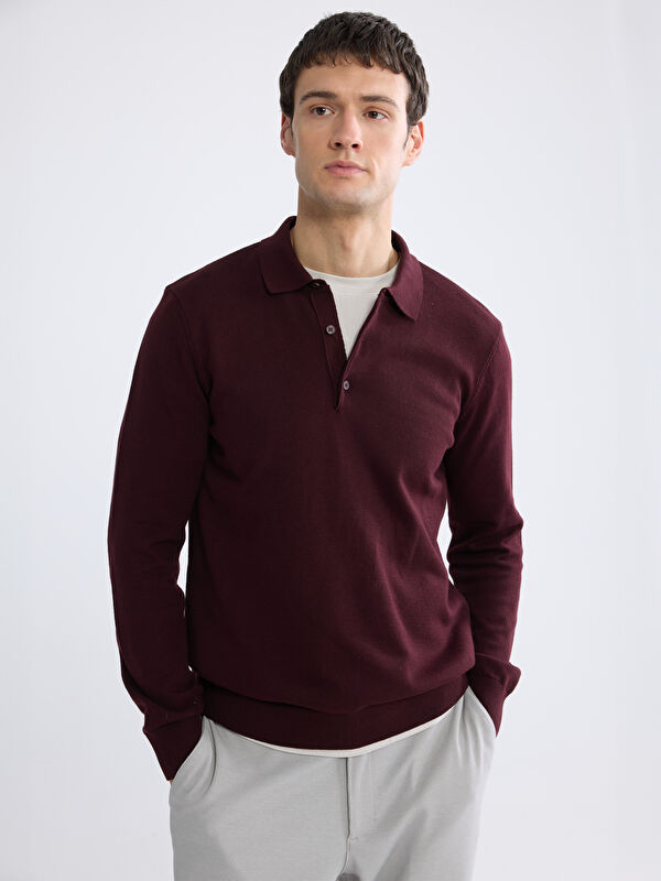 SOUTHBLUE Polo Yaka Erkek Triko Kazak