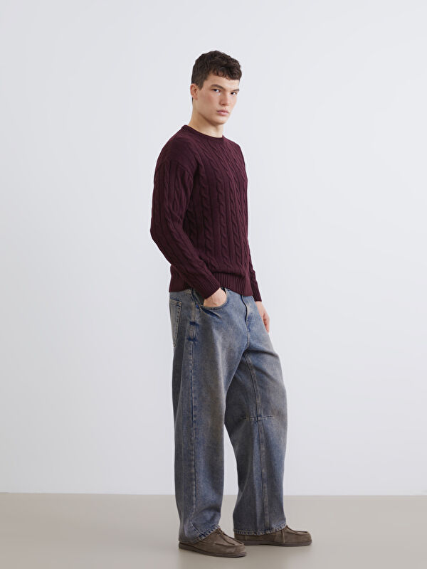 LCW Jeans მამაკაცებისთვის ფართო შარვალი ჯინსი