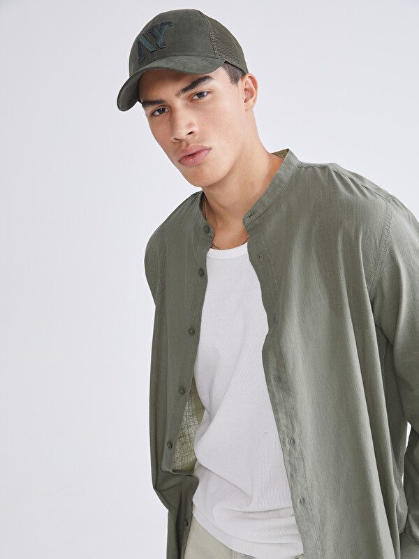 XSIDE Regular Fit Poplin Erkek Gömlek