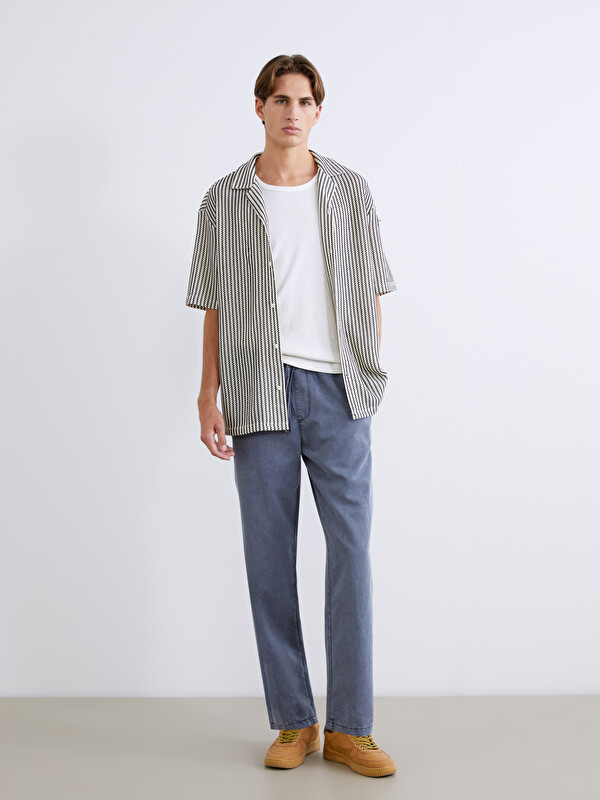 XSIDE Rahat Kalıp Çizgili Erkek Gömlek - S63657Z8-LEG | LCW