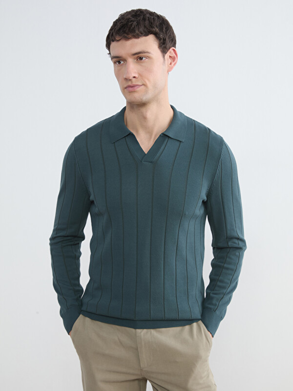 SOUTHBLUE Polo Yaka Erkek Triko Kazak