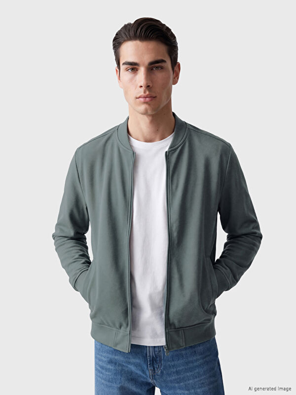 LCWAIKIKI Classic Baseball Collar Men's Jacket