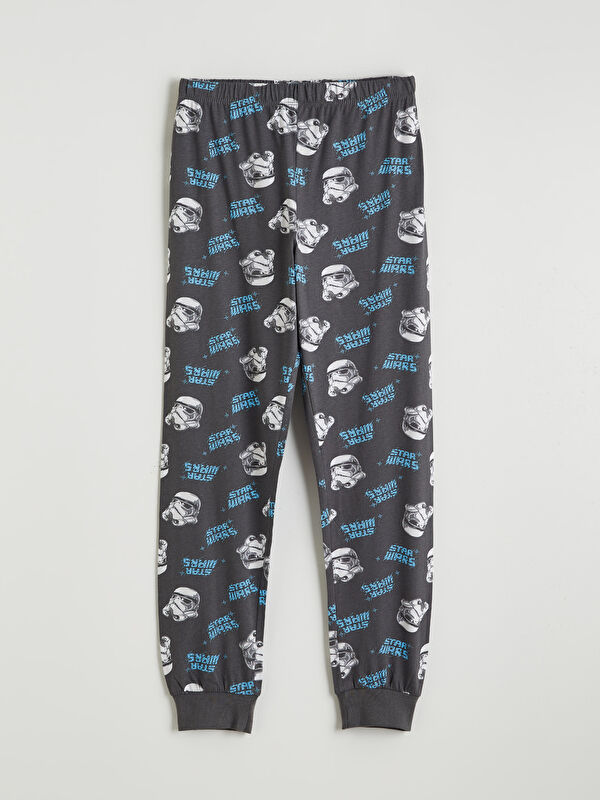 LCW Kids Beli Lastikli Star Wars Baskılı Erkek Çocuk Pijama Alt