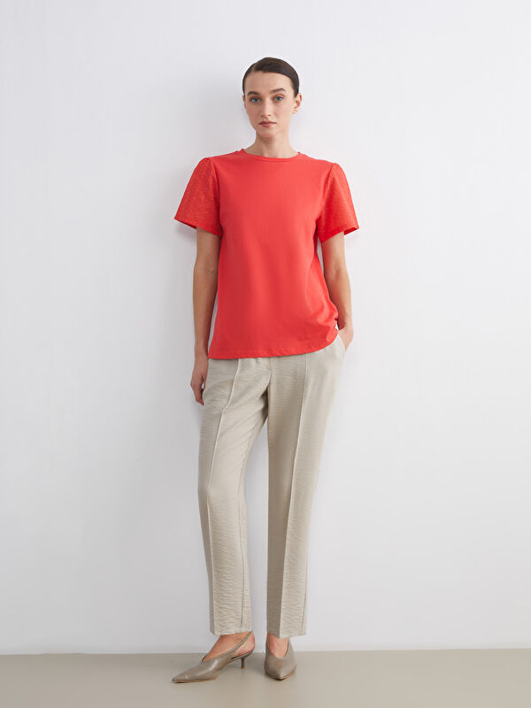 LCWAIKIKI Classic Pantalon BEIGE Femme