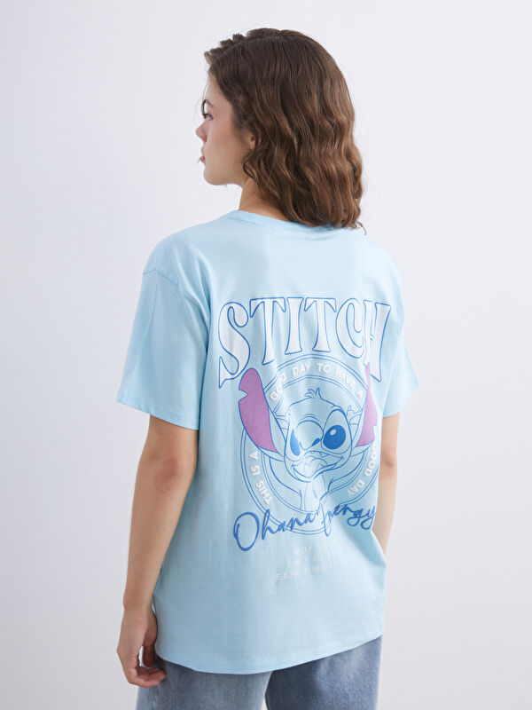 XSIDE Crew Neck Stitch Printed Women's T-Shirt