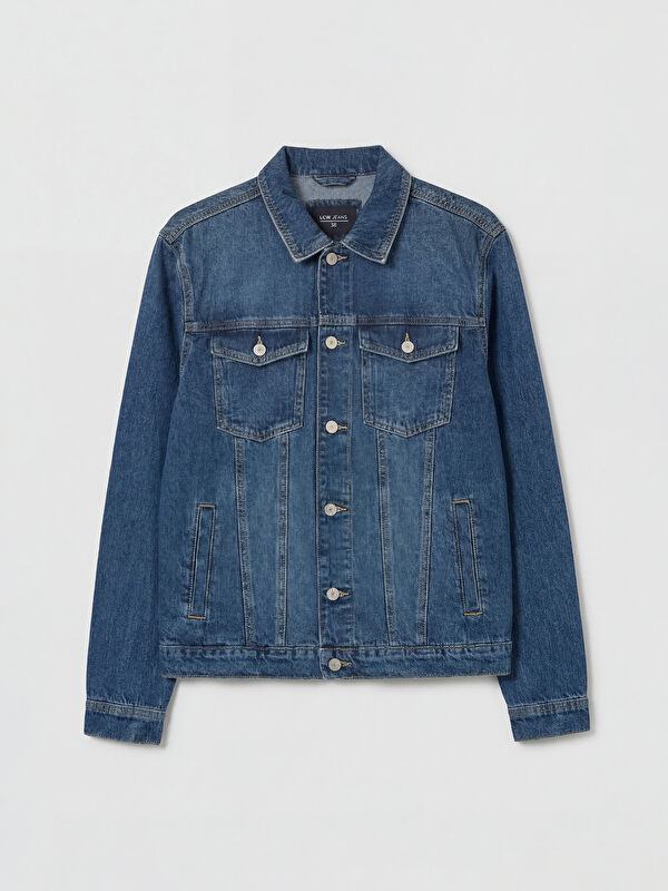 LCW Jeans түзу пішімді ерлердің деним күртесі