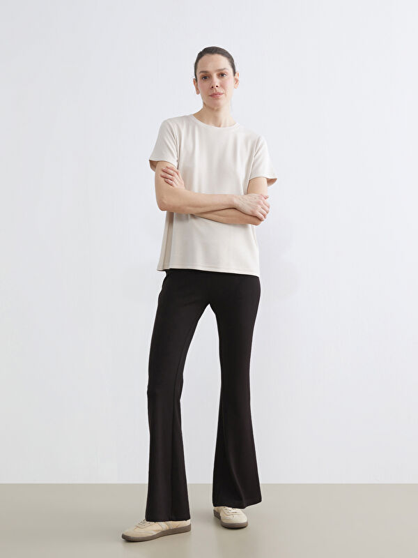 LCWAIKIKI Basic High-Waist Schlagleggings für Damen