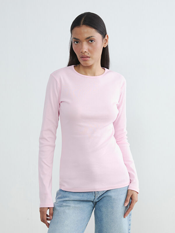LCWAIKIKI Basic Bisiklet Yaka Kadın Body