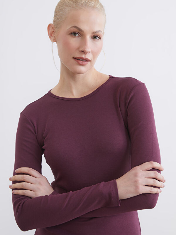 LCWAIKIKI Basic Bisiklet Yaka Kadın Body