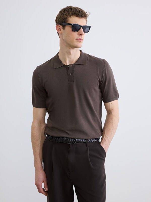LCW Vision Polo Yaka Erkek Triko Tişört