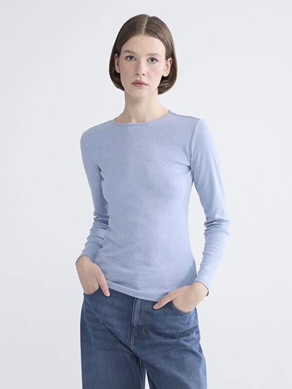 LCWAIKIKI Basic Әйелдерге арналған дөңгелек жағалы боди