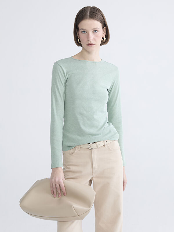 LCWAIKIKI Basic Women's Crewneck Bodysuit