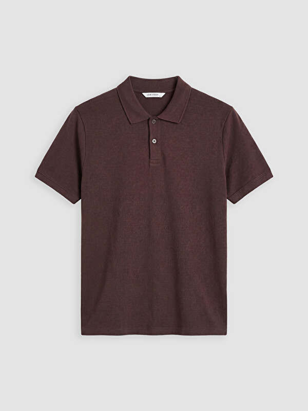 LCW Vision Man Plum T-Shirt