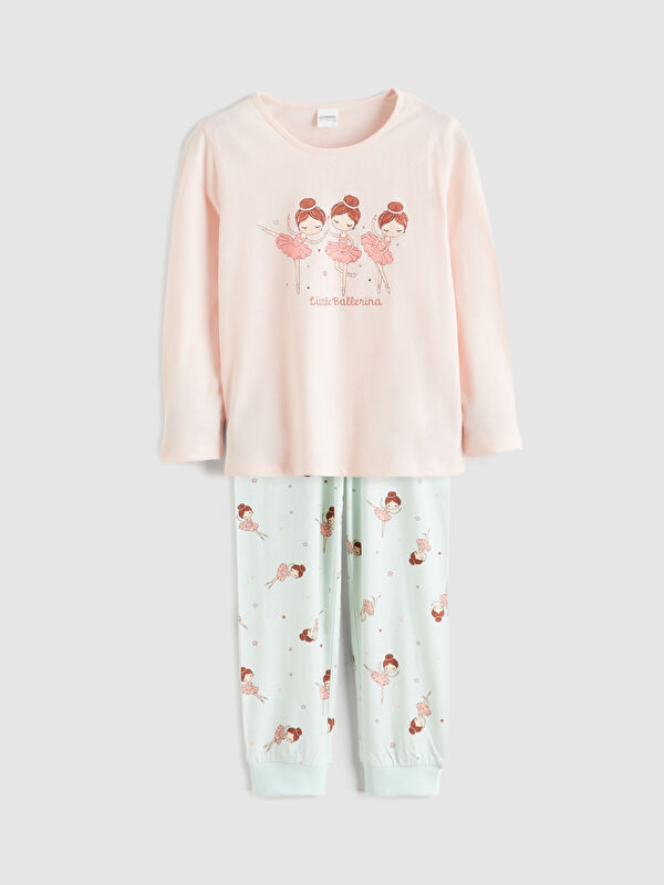 LCW Kids Mädchen ROSA Pyjama-Set