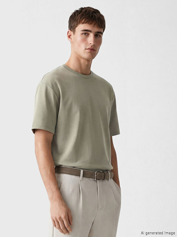 LCW Vision Loose Fit Basic Soft Touch Tişört