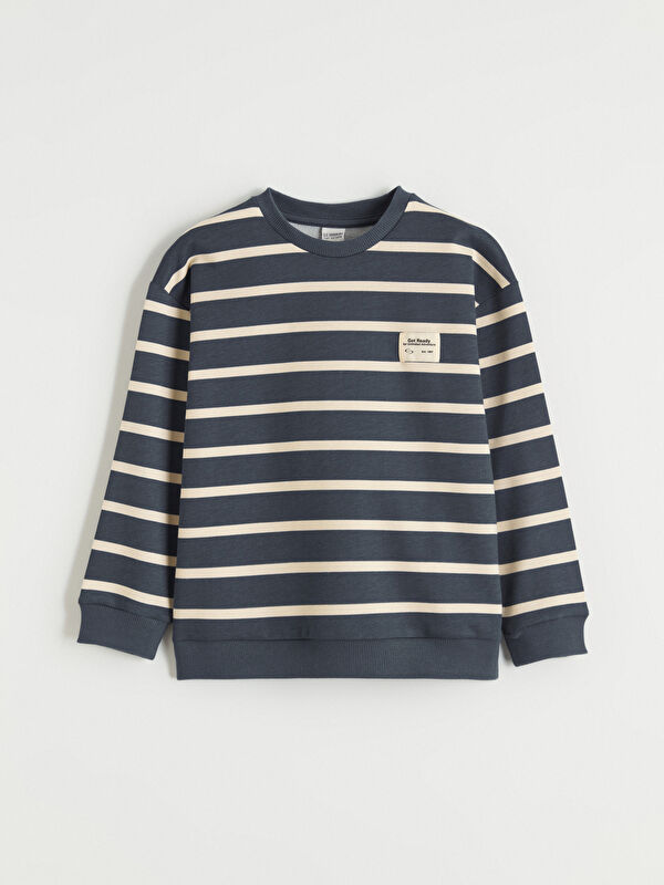 LCW Kids Crew Neck Striped Boys' T-Shirt