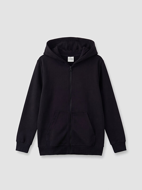 LCW Kids Hooded Boys' Zip-Up Sweatshirt