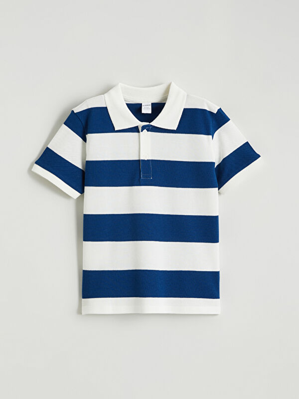 LCW Kids Striped Polo Shirt for Boys