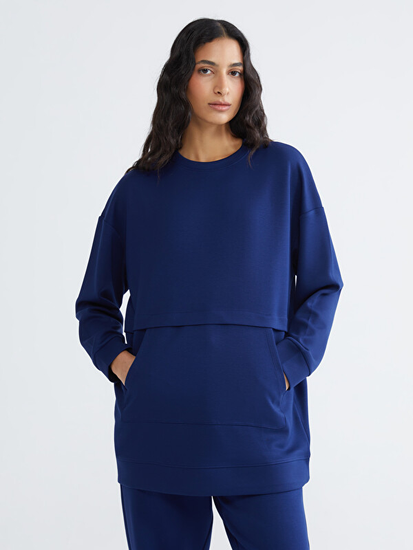 LCW Modest Effortless elegance meets everyday comfort in our soft-touch, crewneck sweatshirt tunic.