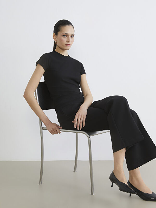 LCW Modest غطاء أسود امرأة