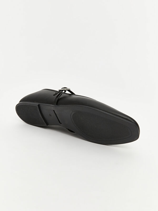 Lcw Steps Kahverengi Lcw Steps Deri Görünümlü Kadın Babet