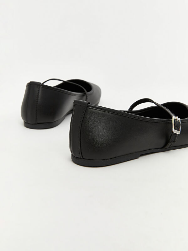 Lcw Steps Kahverengi Lcw Steps Deri Görünümlü Kadın Babet