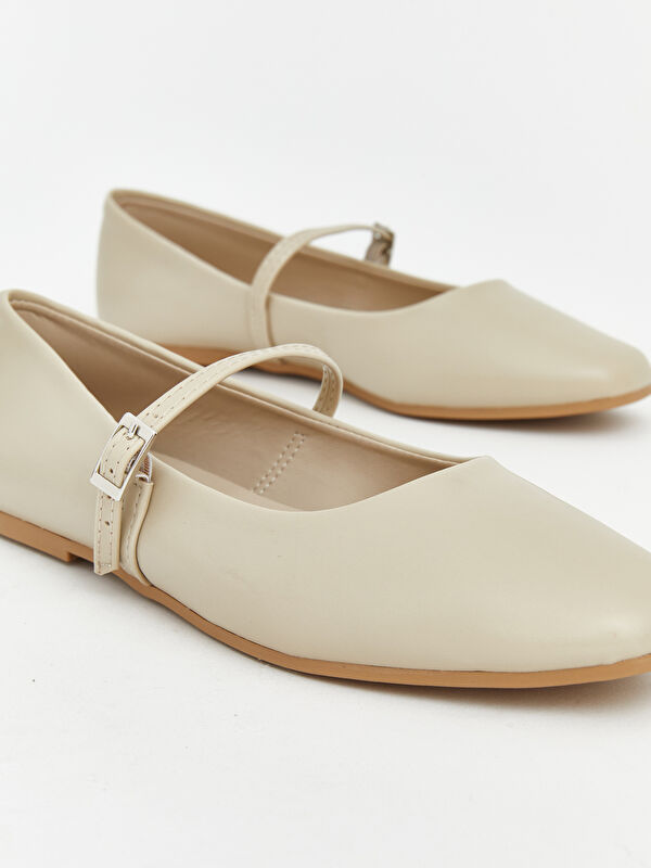 Lcw Steps Kahverengi Lcw Steps Deri Görünümlü Kadın Babet