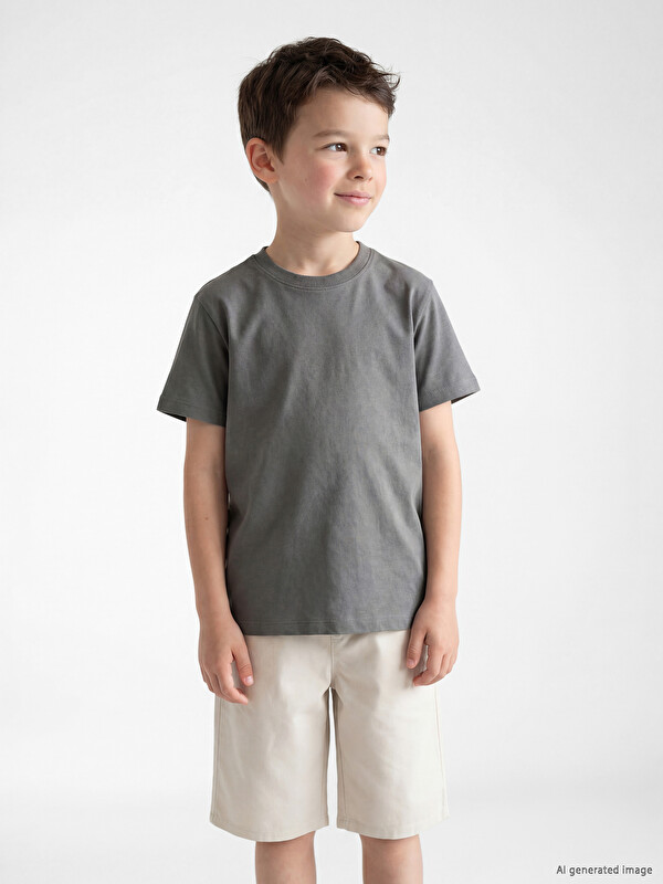 LCW Kids Crew Neck Boys' T-Shirt