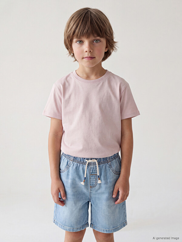 LCW Kids Футболка для хлопчиків з круглим вирізом горловини