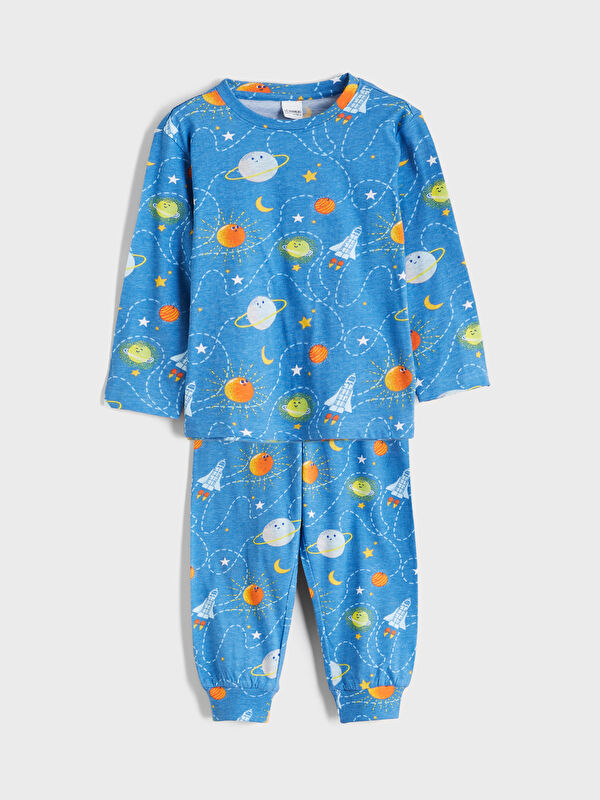 LCW Kids Baskılı Erkek Çocuk Pijama Takımı