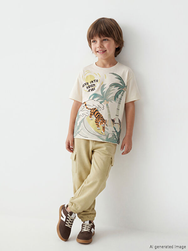 LCW Kids Erkek Çocuk Kargo Jogger Eşofman Altı