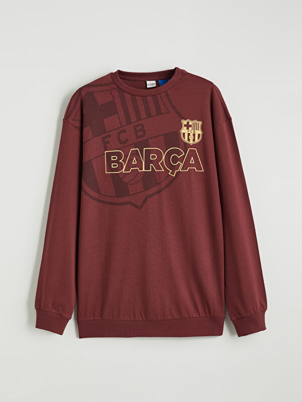 LCW Kids Crew Neck Barcelona Printed Boys' T-Shirt