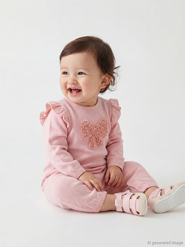 LCW baby Fiyonklu Kız Bebek Tulum 