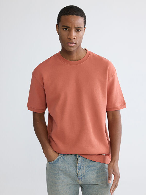 XSIDE Loose Fit Basic Kalın  Tişört