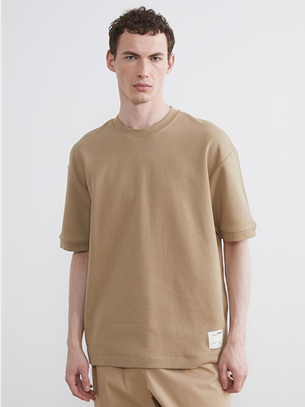XSIDE Loose Fit Basic Kalın  Tişört