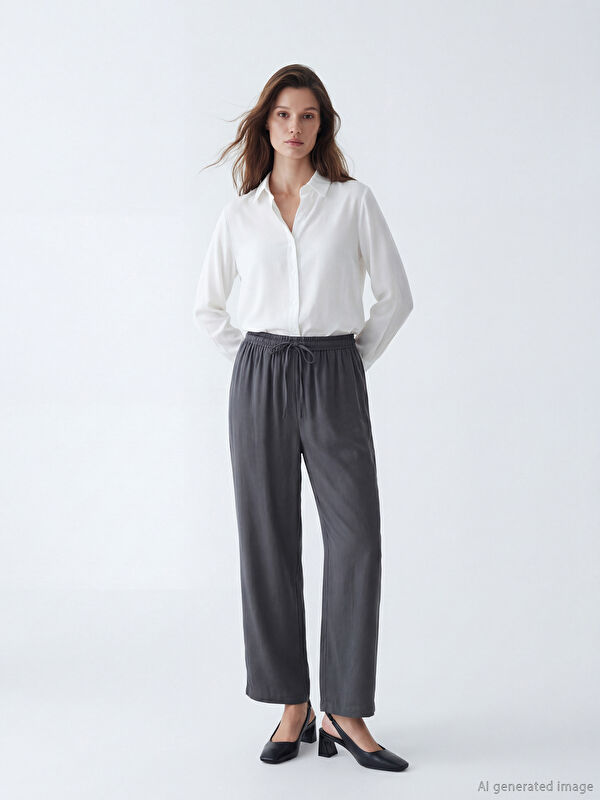 LCW Modest بنطلون خصر مطاطي للسيدات