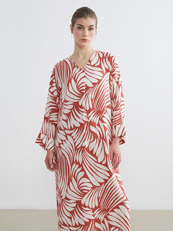 LCW Modest Әйелдер қызыл көйлек