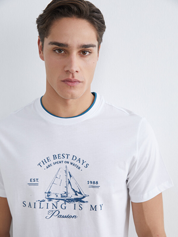 LCWAIKIKI Classic Crew Neck Printed Men's T-Shirt