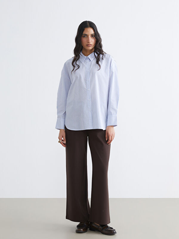 LCW Modest Women's Trousers with Elastic Waistband
