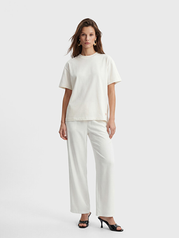 LCW Modest Beli Lastikli Kadın Pantolon
