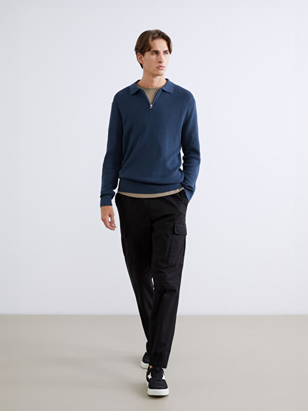 XSIDE Regular Fit Gabardine Men's Cargo Trousers