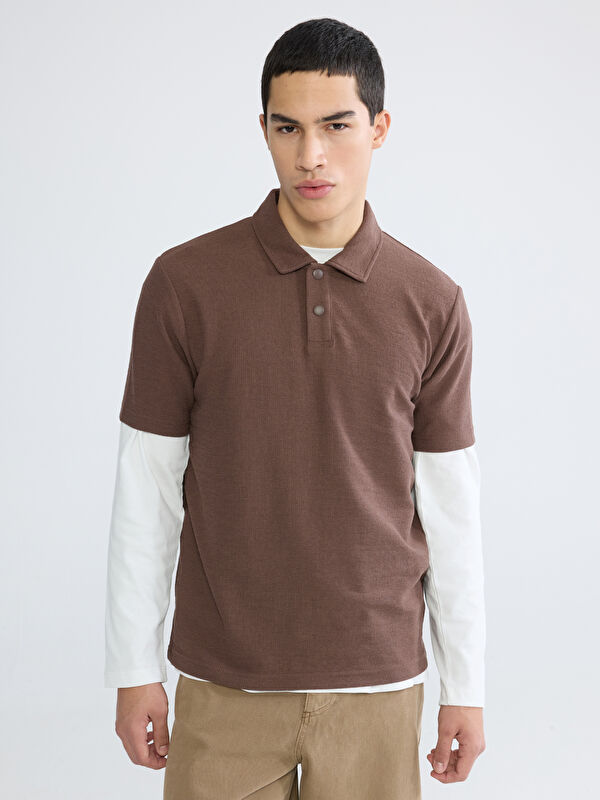 ぶ*ー様 MAATEE&SONS WASHI POLO ブラウン　2 MAATEE&SONS -Polo, Boat S/S Tee- | twelve blog