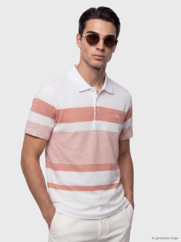 LCWAIKIKI Classic Polo Yaka Pike Erkek Tişört