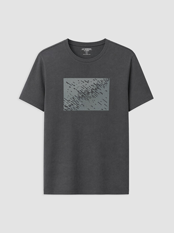 LCWAIKIKI Classic Man Khaki T-Shirt