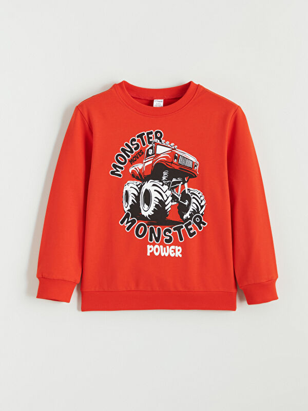LCW Kids Sweat-shirt Imprimé pour Garçons