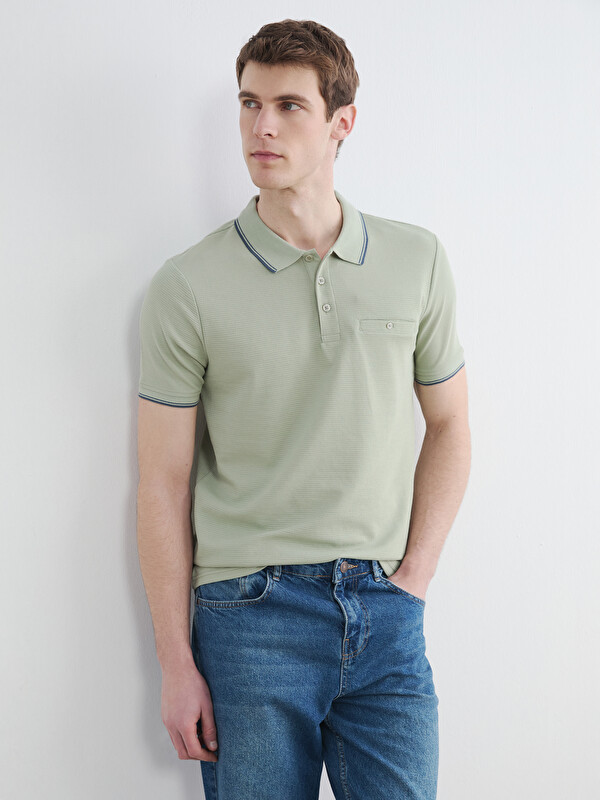 LCWAIKIKI Classic Polo Collar Men's Jersey T-Shirt