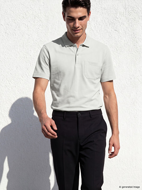 LCWAIKIKI Classic Polo Yaka Pike Erkek Tişört