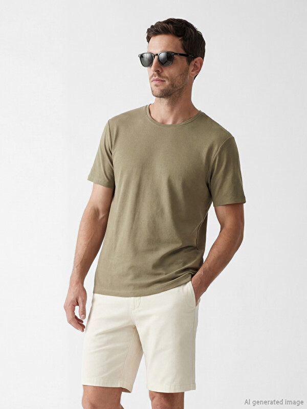 LCWAIKIKI Classic Slim Fit Basic Soft Touch Tişört