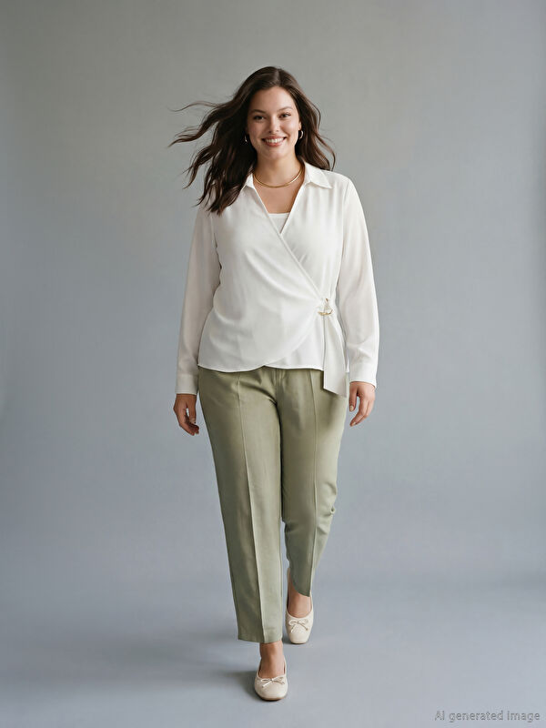 LCW Comfort Woman KHAKI Trousers